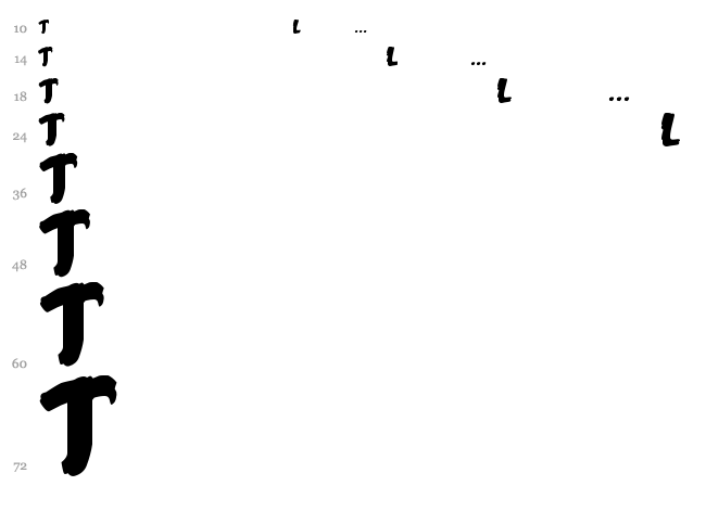 Anderson Fireball XL5 font waterfall